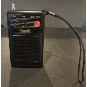 Rhapsody Portable Hand Held AM/FM Radio Model RY-101 HTF